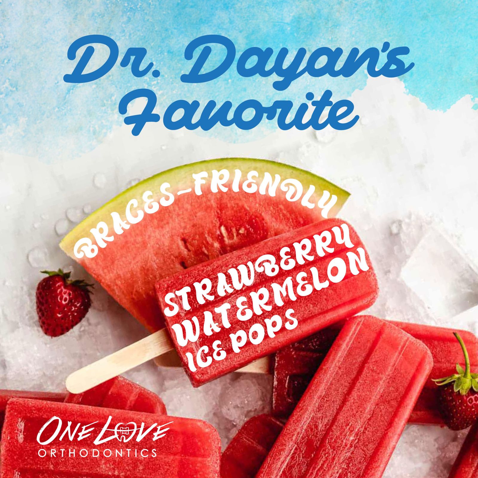 Strawberry Watermelon Ice Pops
