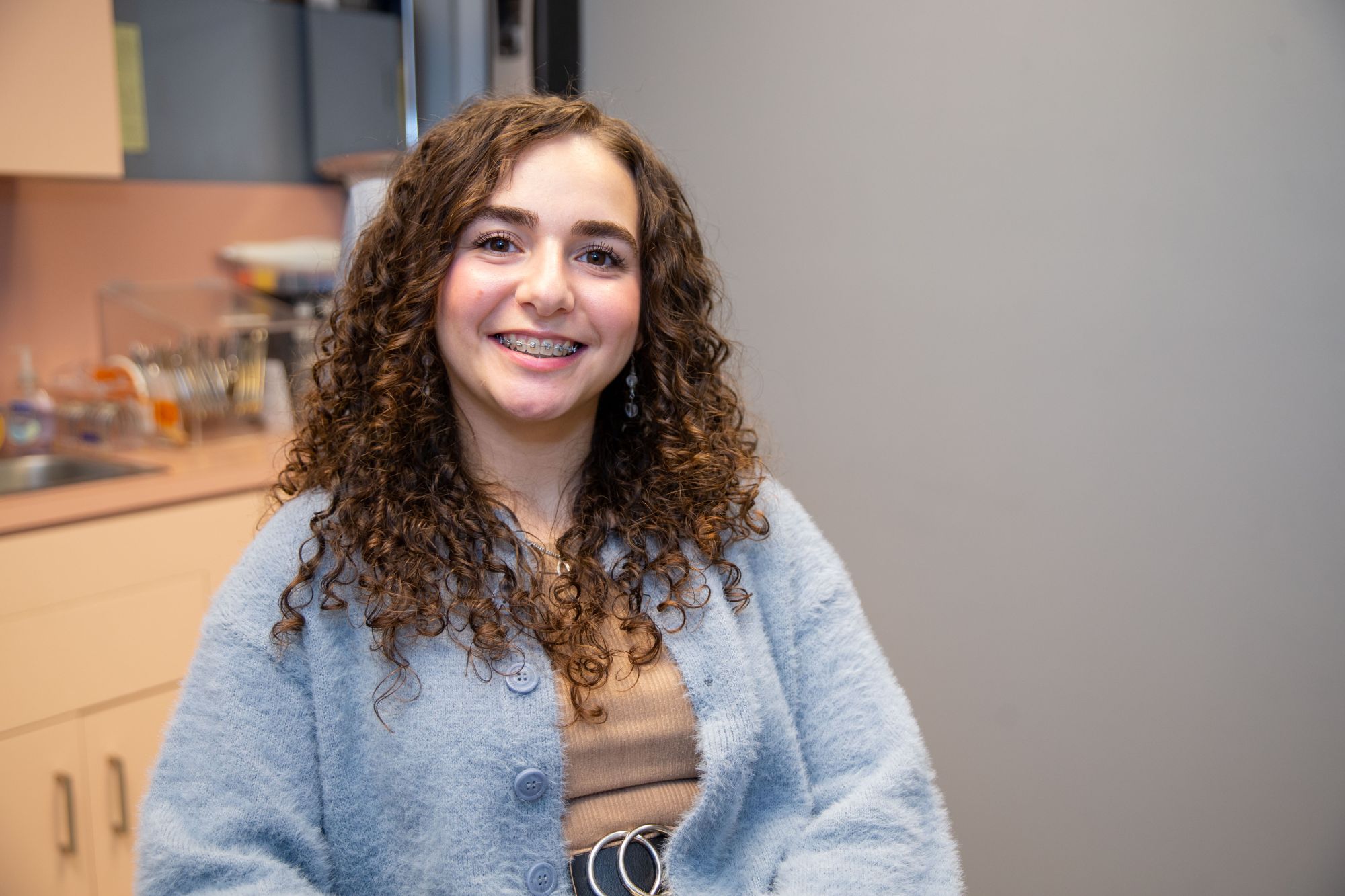 Metal Braces patient at One Love Orthodontics